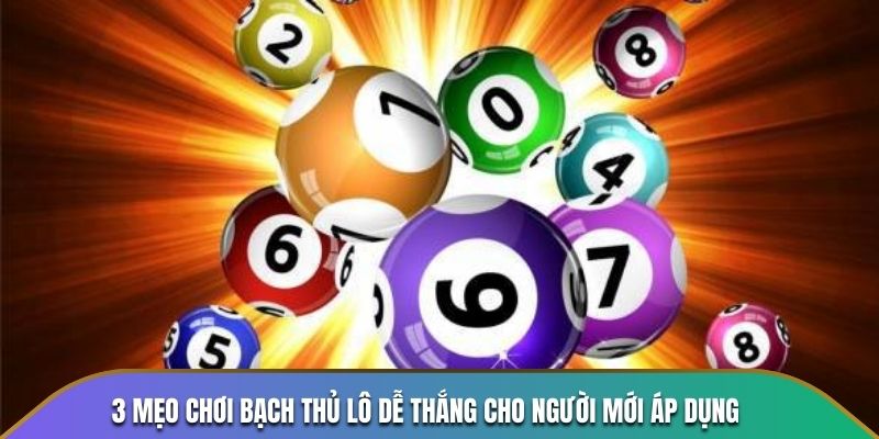 3 mẹo chơi bạch thủ lô dễ thắng cho người mới áp dụng